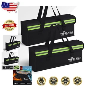 Large Capacity E-bike Battery Bag - 2-Pack Fireproof Storage & Charging Solution - Picture 1 of 12