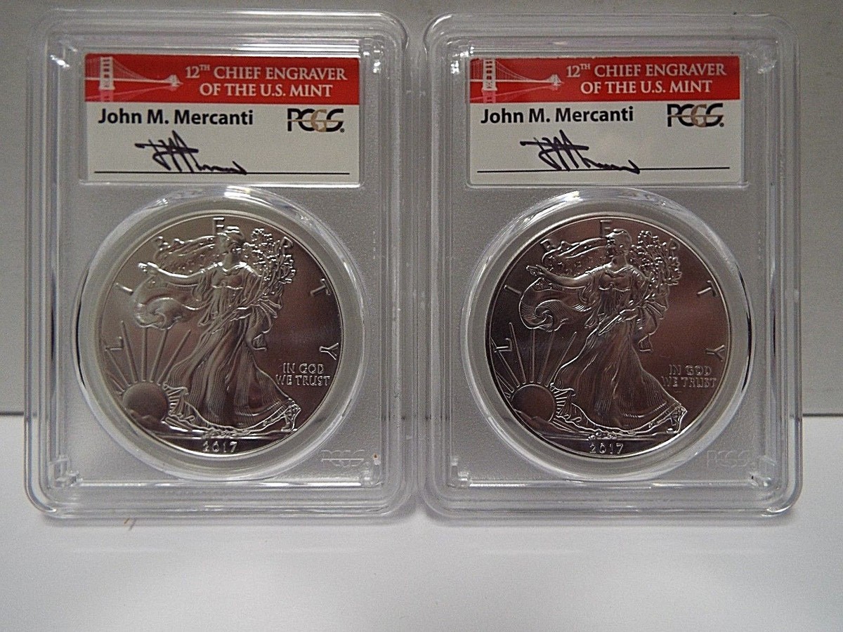 g*a様 2017年 ブリタニア 銀貨 PCGS MS69 PCGS MS69 - First Strike - 1 oz. Silver Eagle - Dated 2017