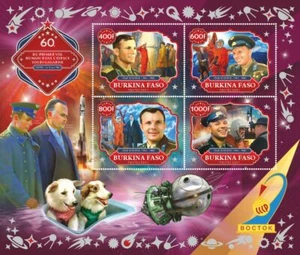 Yuri Gagarin space flight Vostok, dogs Belka and Strelka m/s Lollini cat #VG2853 - Picture 1 of 1