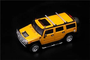 for MotorHelix for HUMMER for H2 SUV for SUT Metallic yellow LTD 1:64 Pre-built - Picture 1 of 4