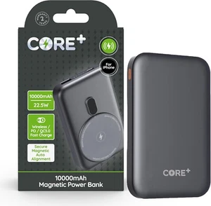 CORE + | Power Bank | Fast Charging PD Wireless & Magnetic Available 10,000mAh - Picture 1 of 4