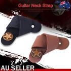 Neck Strap Buckle Safe Lock Leather Belt for Ukulele Bass Acoustic Electric