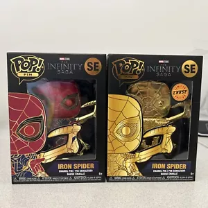 Funko Pop! SE ""IRON SPIDER"" Set Pop Pin Walmart exklusiv und JASE Marvel Saga - Bild 1 von 11