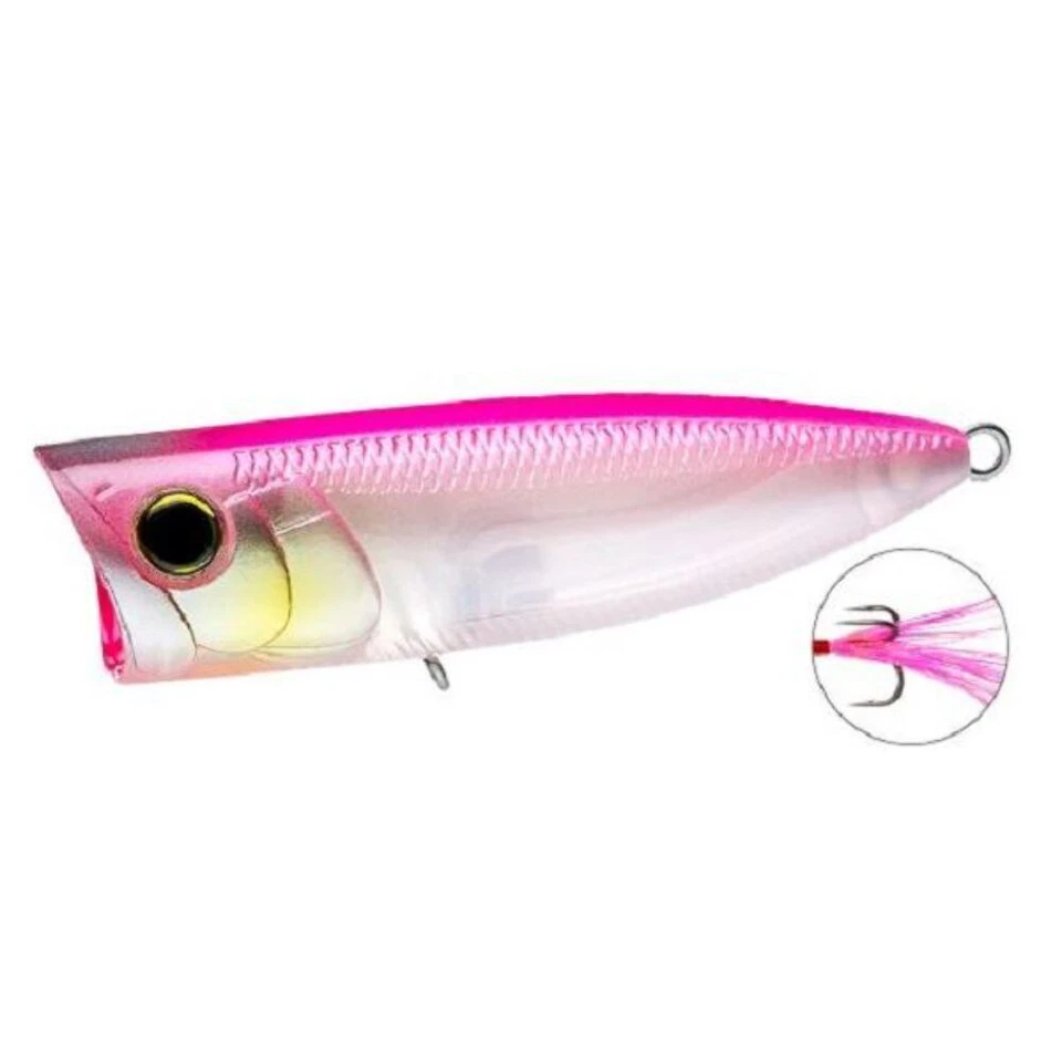 Señuelo Duel Bass Hardcore Popper 70F GSPP Ghost Pearl Pink Back Foto 1 de 1