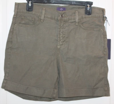 NYDJ NWT Women's Shorts Olive Green - Size 8 - Image 1 of 4