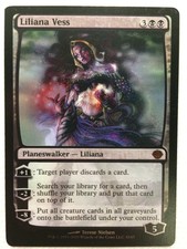 MTG 1x FOIL Liliana Vess Duel Decks Garruk vs Magic the Gathering Card x1 LP