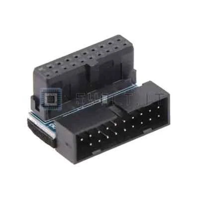 Adattatore PH19B Scheda Madre USB 3.0 19/20pin Angolare - Immagine 1 di 2