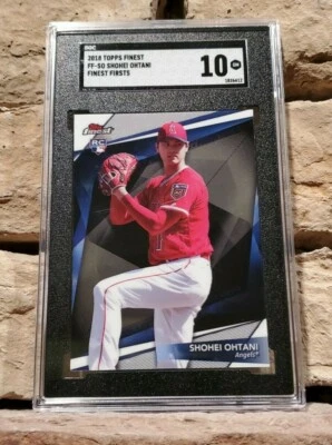 SHOHEI OHTANI - 2018 TOPPS FINEST Firsts RC Rookie - #FF-SO SGC 10 GEM MINT - Image 1 of 2