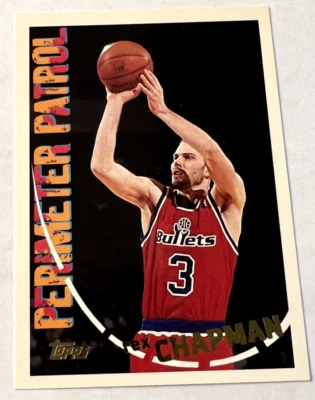 1995 Topps Perimeter Patrol #205 Rex Chapman Washington Bullets NBA Foto 1 de 4