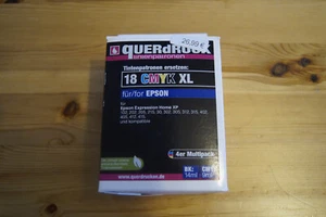 Querdruck EPSON 18 CMYK XL Drucker Patronen 4er Multipack - Bild 1 von 5