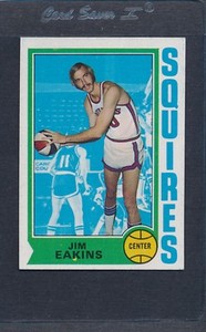 1974/75 Topps #258 Jim Eakins Squires EX/MT *429