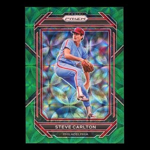 Steve Carlton 2023 Panini Prizm Green Scope Phillies 21/75