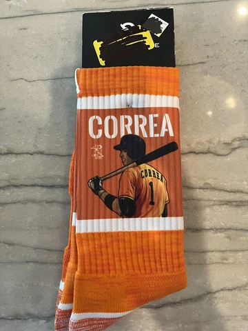 Carlos Correa Houston Astros On Deck Socks Cover