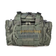 Fishing Tackle Bag Case Sack Carryall Waist/Shoulder Sea/Carp Waterproof Green