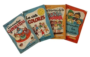 Lot of 4 Vintage 1950s Argentina Mini Children's Books Little Red Riding Hood  - Picture 1 of 18