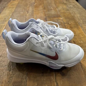 Nike Force Zoom Trout 9 Pro Rainbow Baseball Cleats White FB2907-106 Size 10 - Picture 1 of 4