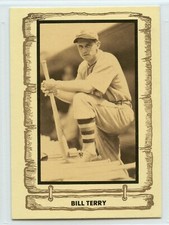 1980 Cramer Baseball Legends - #9 - Bill Terry - New York Giants