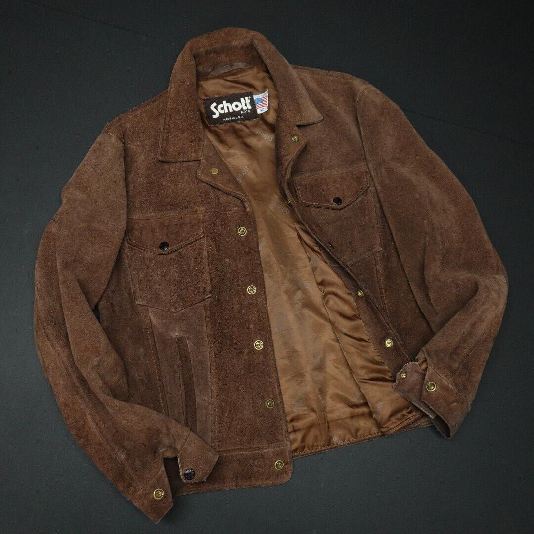 SCHOTT Coats, Jackets & Vests for Suede Outer Shell Men for SCHOTT Coats, Jackets & Vests for Suede Outer Shell Men for