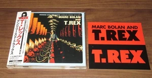 T.REX Japan PROMO CD obi MORE LISTED Marc Bolan MESSING WITH The MYSTIC sticker - Picture 1 of 2