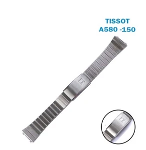 Vintage Original Tissot Swiss Made Stainless Steel Silver Band 9mm #023# - Picture 1 of 5