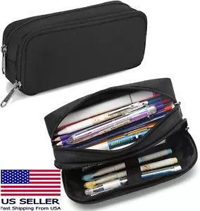 Della Gao Pencil Case Large Capacity Pouch Pen Bag Durable Office Organizer - Picture 1 of 7