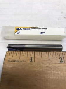 1 pc. 1/4” x 140 DEGREE CARBIDE SPOT DRILL .055 PILOT & ALTIN COATING. (loc D3) - Picture 1 of 2