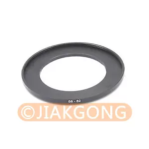 58mm-82mm 58-82 mm 58 to 82 Step Up Ring Filter Adapter - Picture 1 of 1
