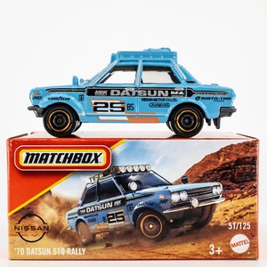 2025 Matchbox Power Grabs #51 1970 Datsun 510 Rally SKY BLUE | FSB - Picture 1 of 1