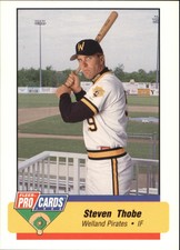 1994 Welland Pirates Fleer/ProCards #3504 Steven Thobe