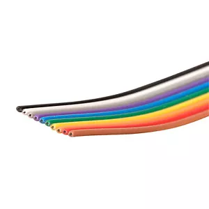 UniStrand 30m Reel 10 Way Rainbow Ribbon Cable - Picture 1 of 2