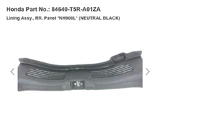(1) BNIB OEM 15-20 Honda FIT T5R Left Hood Garnish Assembly Black 74198-T5R-A00 - Picture 1 of 5