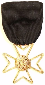 Freimaurer Tempelritter Maltaritter Juwel - Bild 1 von 2