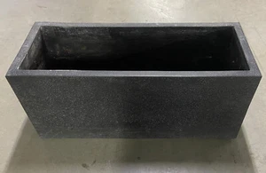 Planter box, large trough, outdoor garden box black - Picture 1 of 6