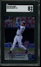 1999 Topps Finest - Refractor #200 Ken Griffey JR. SGC 8 NM/MT