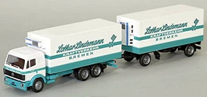 Mercedes Benz SK Refrigerated Trailer Lindemann Bremen 1:87 AWM 5612.2 - Picture 1 of 1