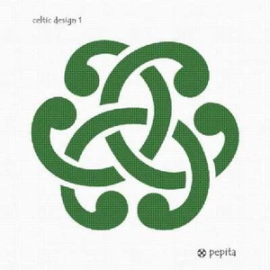 Celtic Design 1 Needlepoint Kit or Canvas - Picture 1 of 2