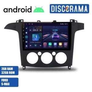 AUTORADIO ANDROID FORD S MAX 2007-2015 STEREO AUTO TOUCH 9" WIFI NAVIGATORE - Foto 1 di 6