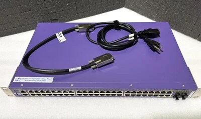 Extreme Networks Summit X440-48t  48 Port Gigabit Ethernet Switch W/Cables - Image 1 of 4