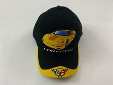 New Corvette Black Graphic Baseball Cap Hat One Size