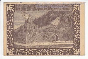 KÜNSTLERKARTE , STUDENTIKA , DENKMAL d BURSCHENSCHAFT LINZ AN DER DONAU , ca1920 - Picture 1 of 2