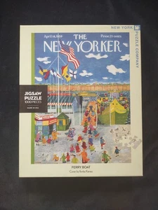 1000 Piece Jigsaw Puzzle New Yorker Magazine Cover Ferry Boat NY Puzzle Company - Picture 1 of 24