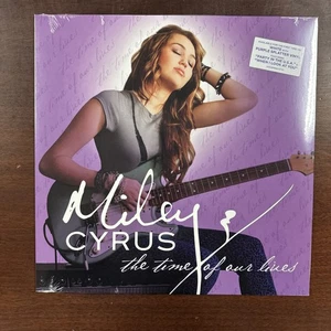 MILEY CYRUS The Time Of Our Lives LP White & Purple SPLATTER VINYL New SEALED - Imagen 1 de 3