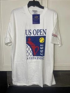 Camiseta Tenis USTA 1997 USTA De Colección Talla XL Hecha en EE. UU. - Imagen 1 de 5