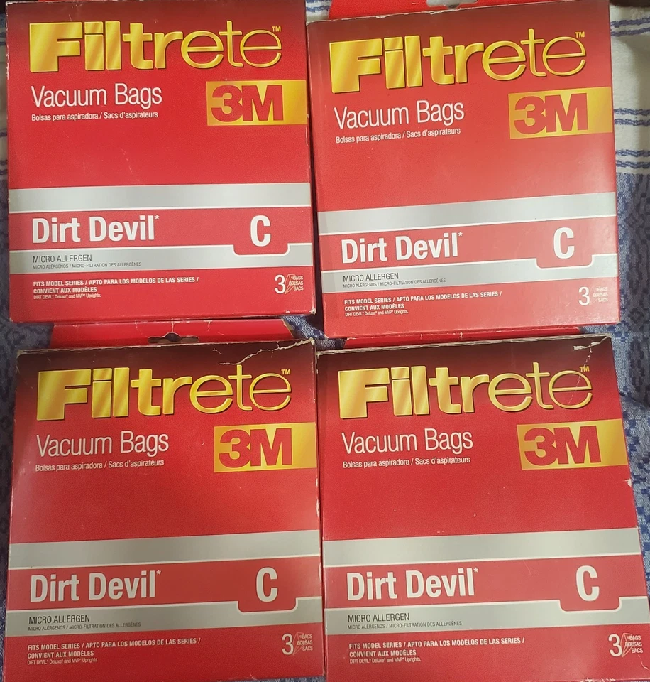 Filtrete Dirt Devil C Micro Allergen Vacuum Cleaner Bags 12 Pack - Image 1 of 4