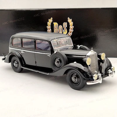 1/18 BOS Mercedes Benz 260D Pullman Limousine Black 1937 Limited Collection - Image 1 of 4