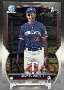 Bowman 2023 cromo #BCP-236 Hendry Chivilli Minnesota Twins 1er Bowman - Imagen 1 de 2