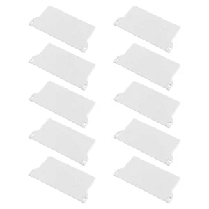 10 PCS Blinds Accessories PVC Vertical Fittings White Bottom Weights Slats - Picture 1 of 12