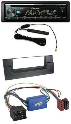 Pioneer CD MP3 AUX DAB USB Autoradio für BMW 5er E39 X5 E53 Aktivsystem Rundpin - Bild 1 von 4