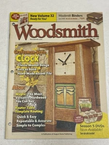 Woodsmith Magazine Volume 34 Issue 199 Feb Mar 2012 Craftsman Style Clock Maple - Picture 1 of 1