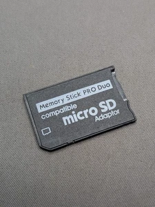 CONVERTISSEUR ADAPTATEUR CARTE PSP MICRO SD TF VERS MEMORY STICK MS PRO DUO - Photo 1 sur 2